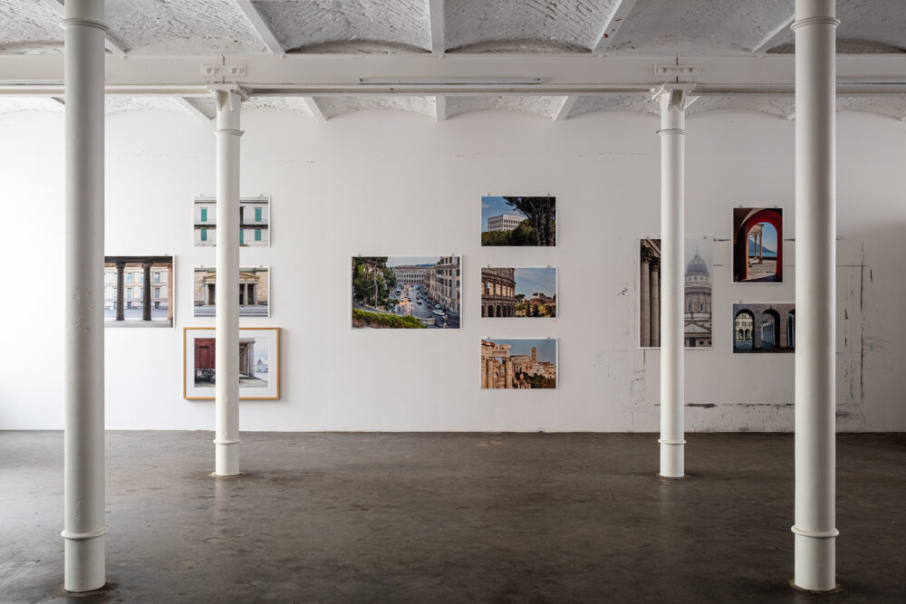 Ausstellung "Archetypen der Architektur und Landschaft" in der Papierhalle des Wasmuth Verlags, Berlin